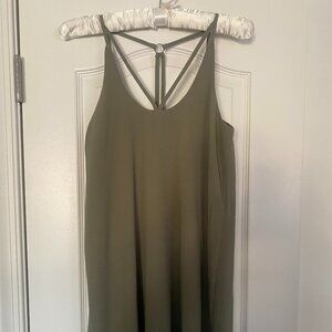 Francescas's (Blue Rain) Strappy Shift Dress in Sage Green - Size XS
